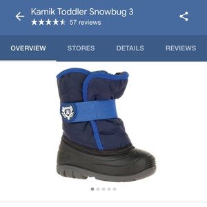 KAMIK toddler boy’s snow boots